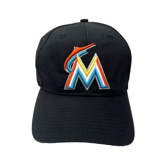 Oc Sports Florida Marlins Hat Cap Adjustable Straps Black/ Multi-Colored - Picture 1 of 8